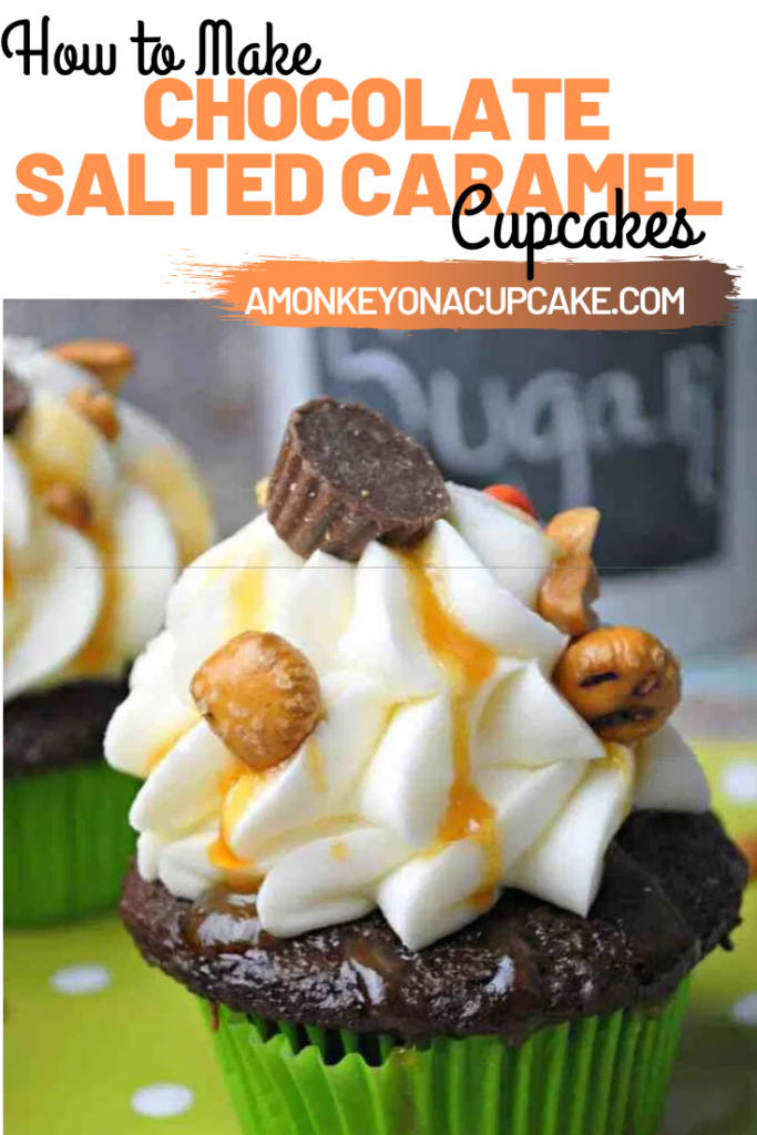 Sinful Chocolate Salted Caramel Cupcakes