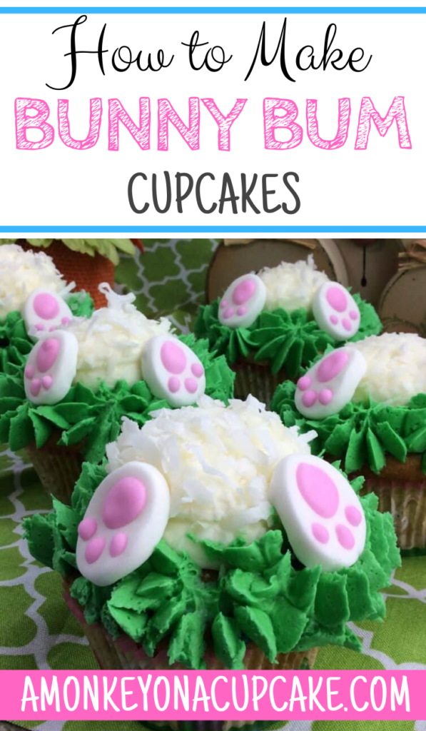Super Cute Bunny Bum Cupcakes
