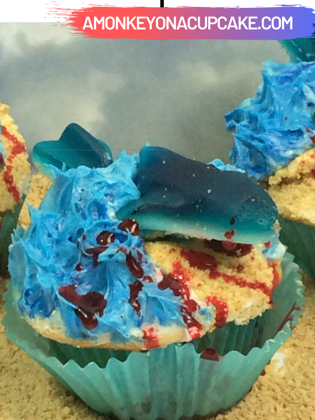 How To Make Shark Week Cupcakes