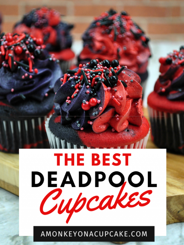 The Best Deadpool Cupcakes