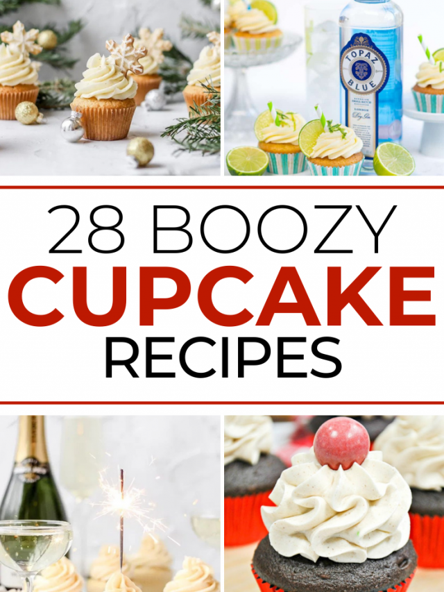28 of the Best Boozy Margarita Cupcakes and More Story (Copy)