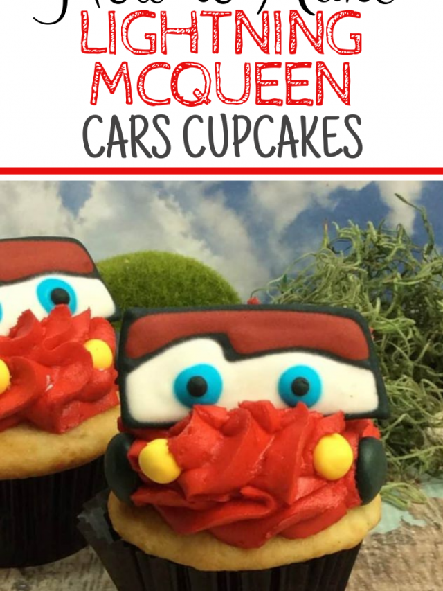 How to Make Lightning McQueen Cupcakes