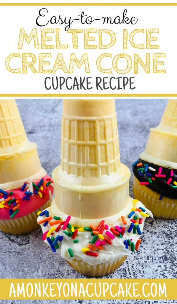 Melting ice cream cone cupcakes how to store