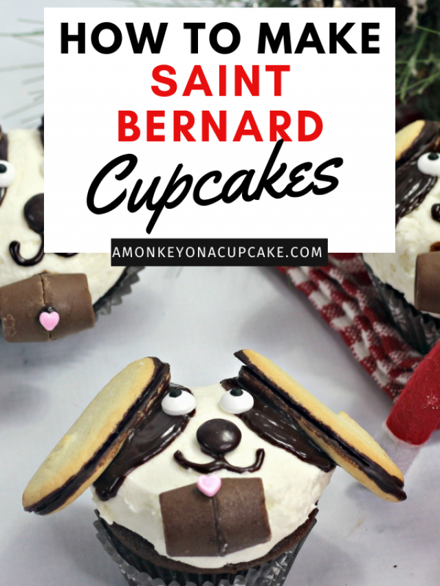 How to Make Elf Cupcakes: Elf Pet Saint Bernard