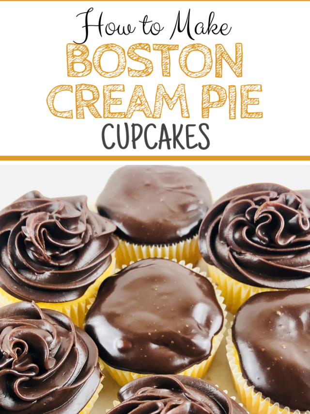 How to Make Boston Cream Pie Cupcakes