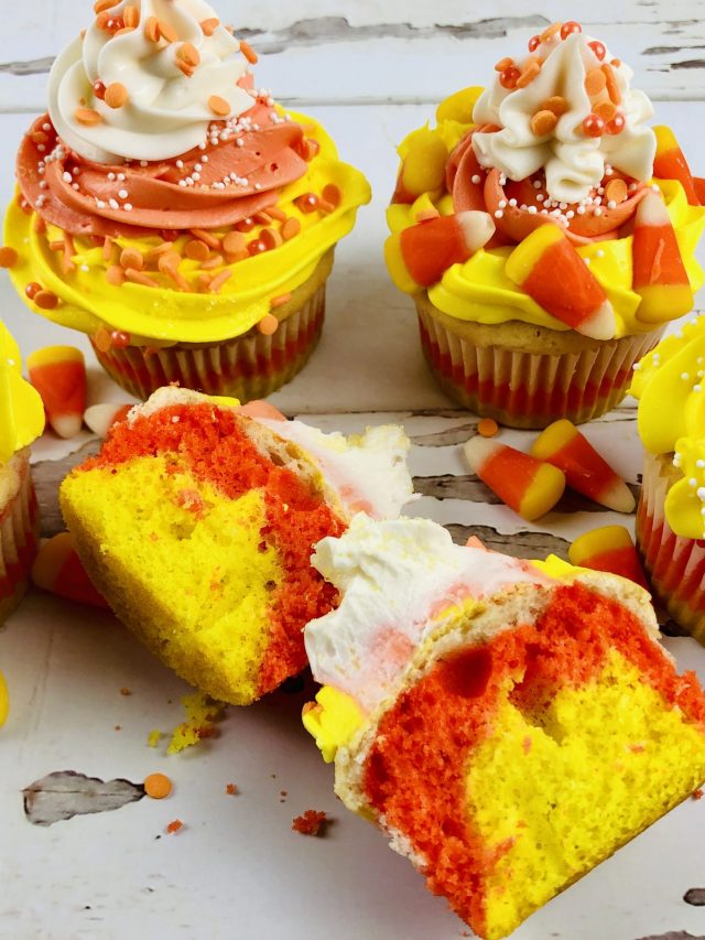 How to Make the Best Candy Corn Cupcakes