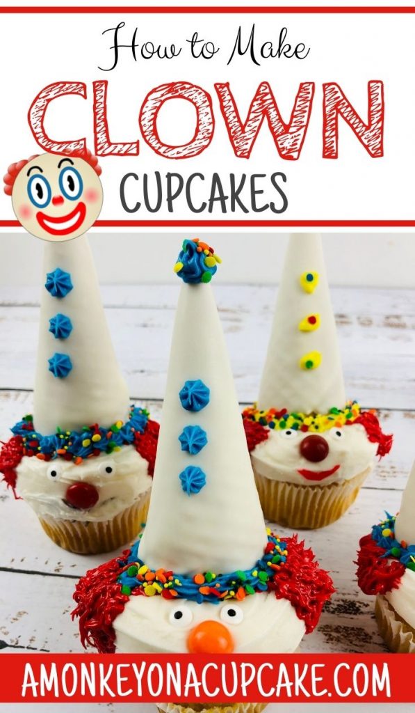 How to make clown cupcakes