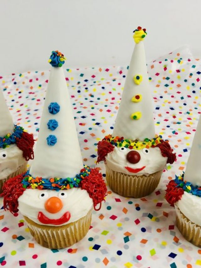 How To Make Clown Cupcakes