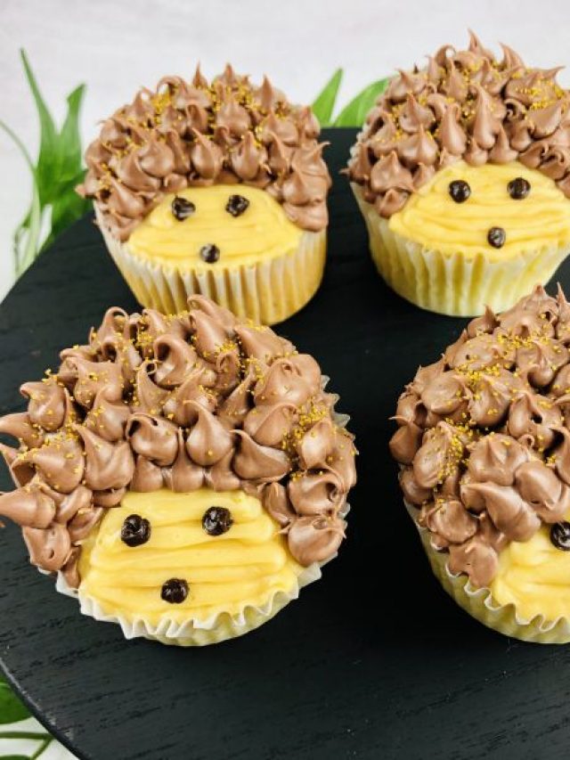 How to Make Adorable and Easy Hedgehog Cupcakes
