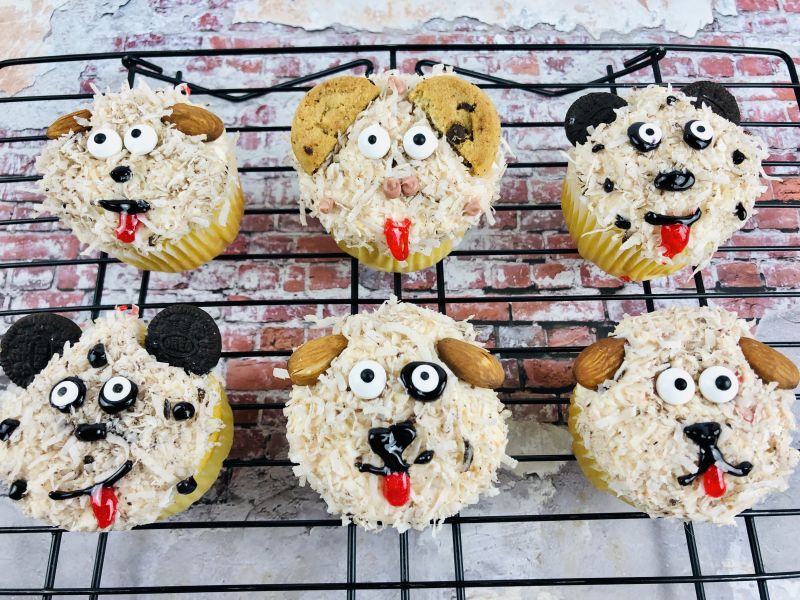 how to make dog cupcakes