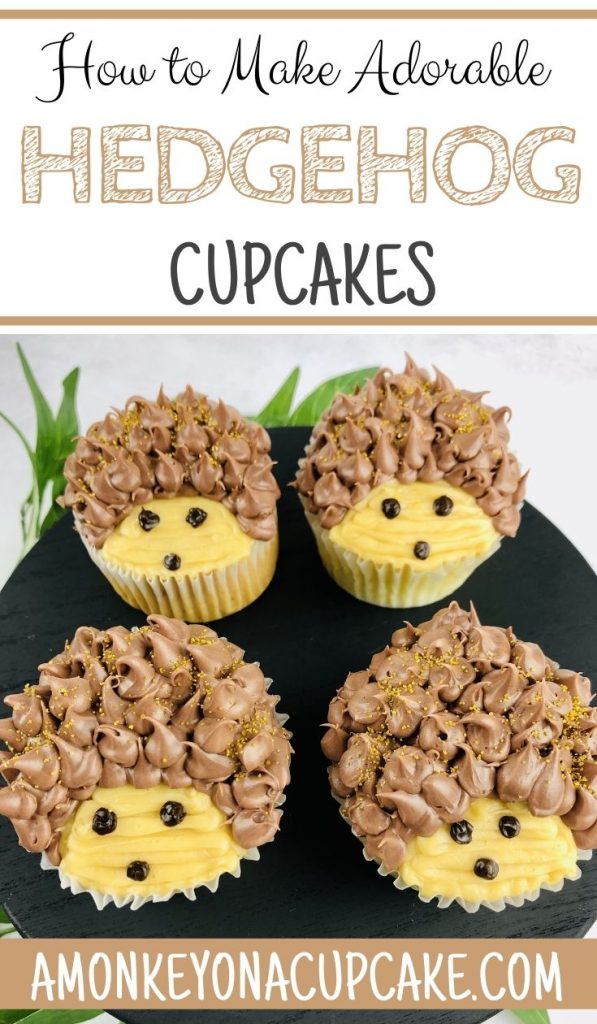 How to Make Adorable and Easy Hedgehog Cupcakes