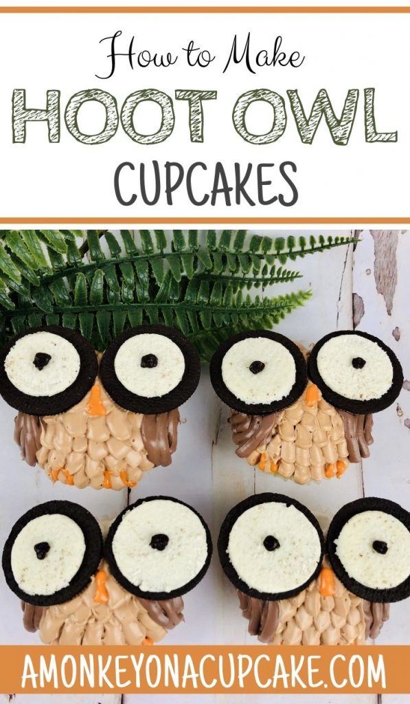 How to Make Hoot Owl Cupcakes with Oreo Cookies