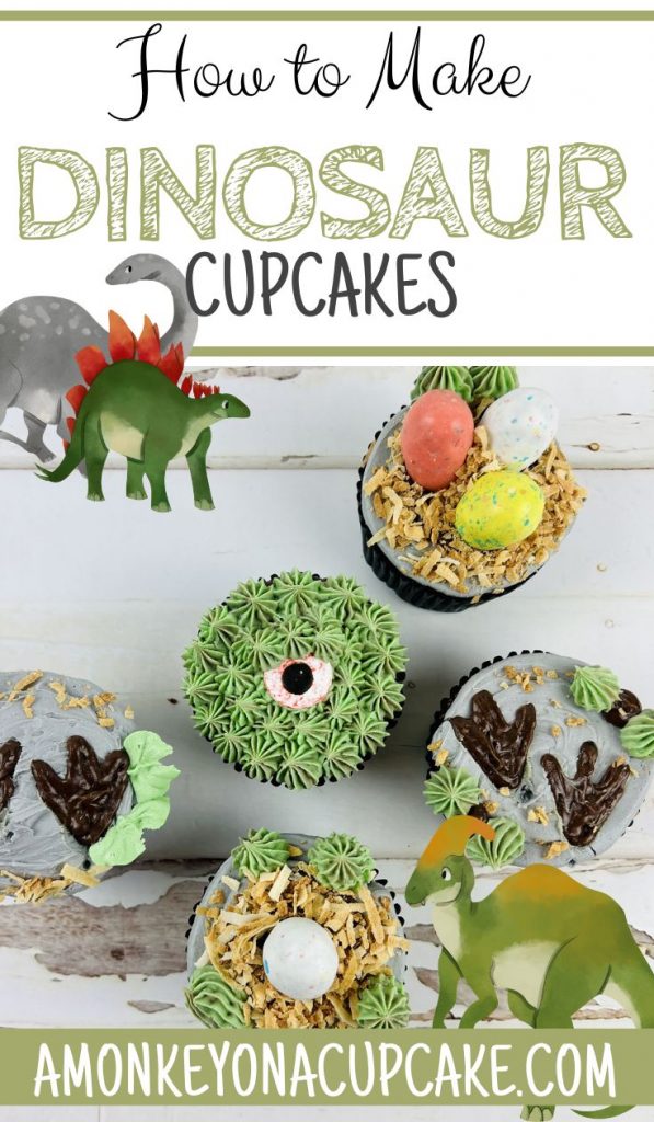 How to Make Dinosaur Cupcakes for Jurassic Park Fans