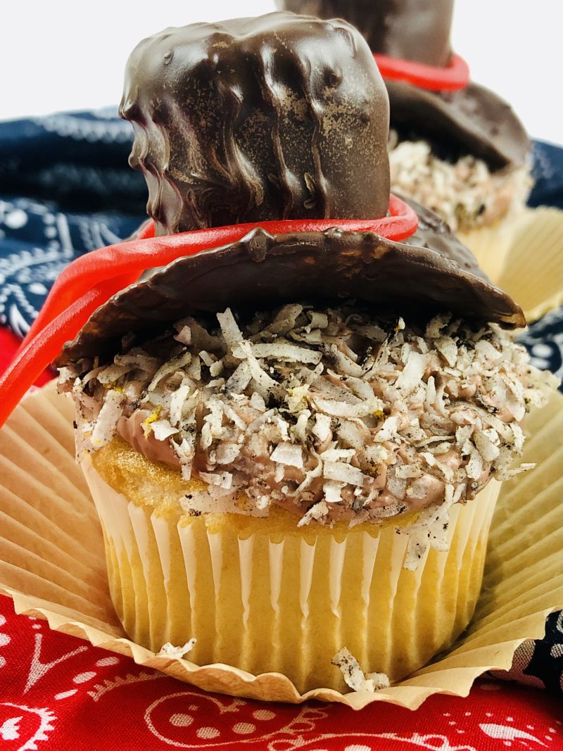 The Perfect Dessert for a Wild WestThemed Party Cowboy Cupcakes! A