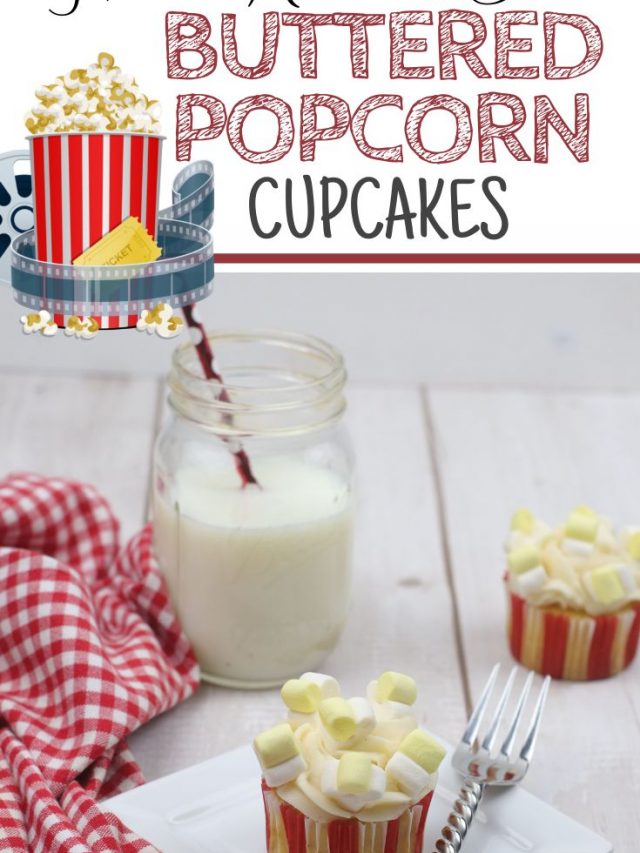 How To Make Buttered Popcorn Cupcakes